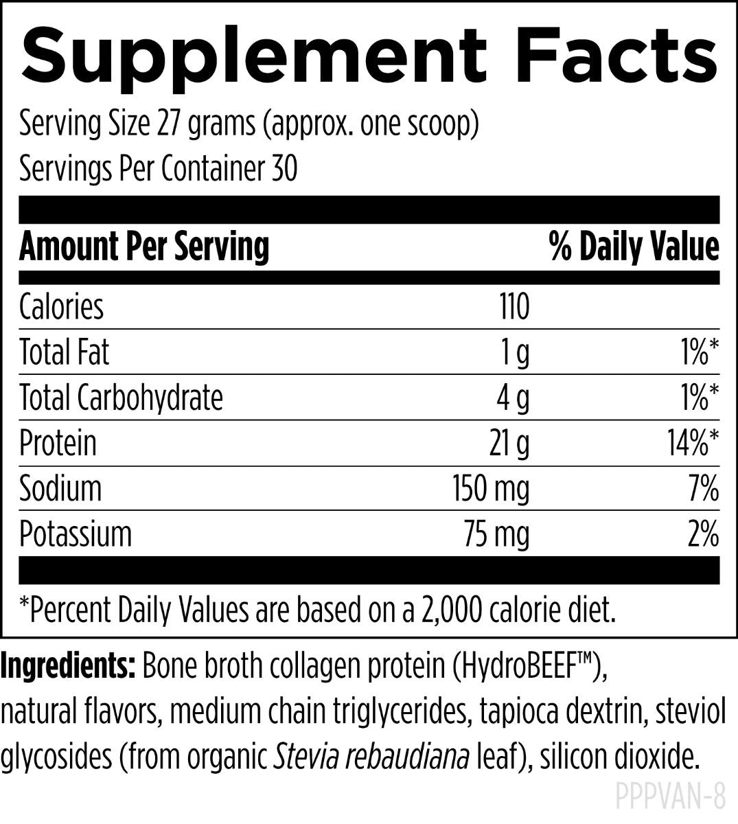 Bone Broth Protein formerly PurePaleo™ (Vanilla)