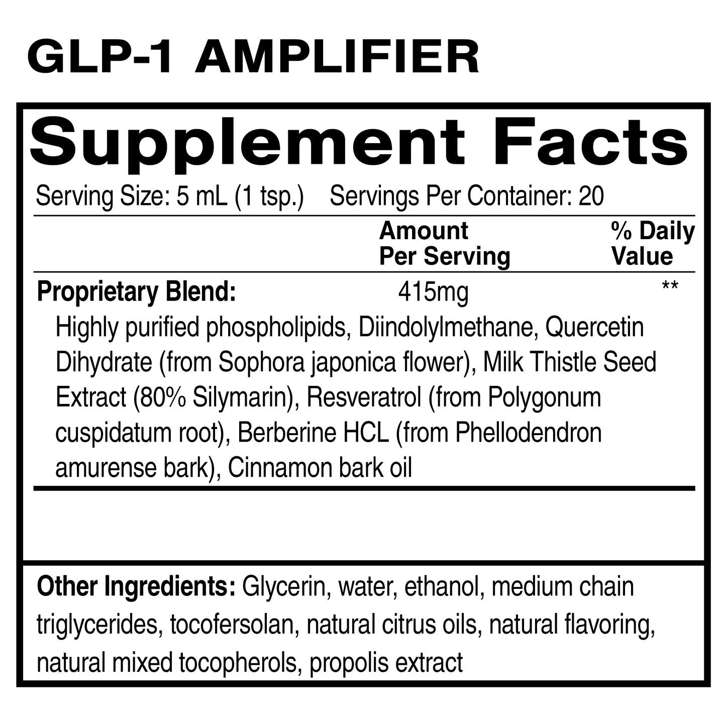 GLP-1 Amplifier 100mL