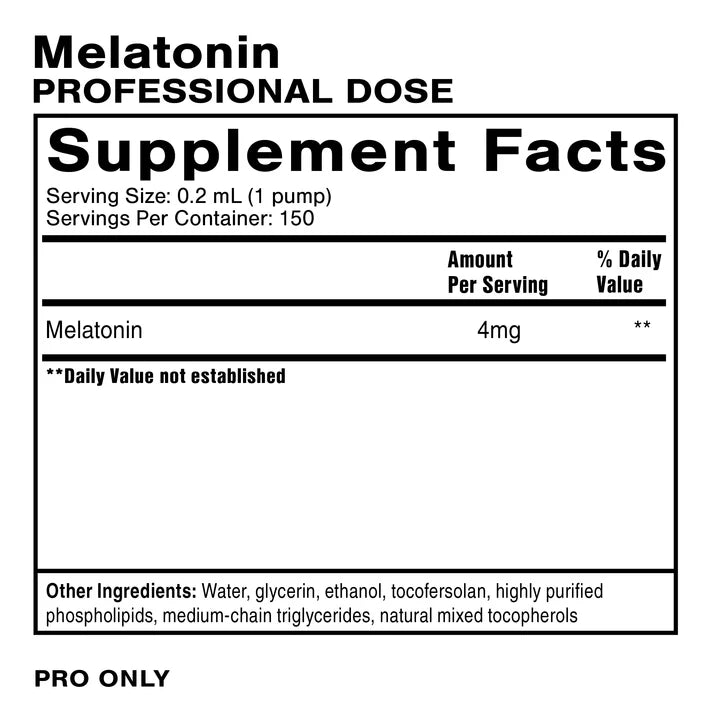 Melatonin Professional Dose- 4mg