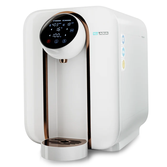 NU Aqua 4-Stage Countertop Reverse Osmosis System with Hot Water