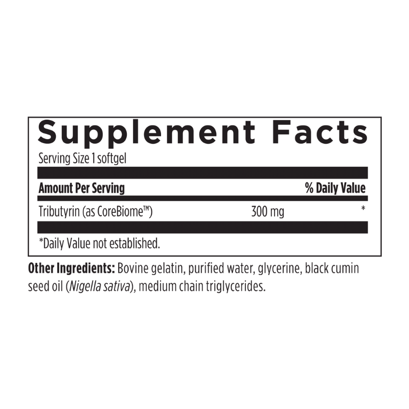 Tri-Butyrin Supreme 60 softgels