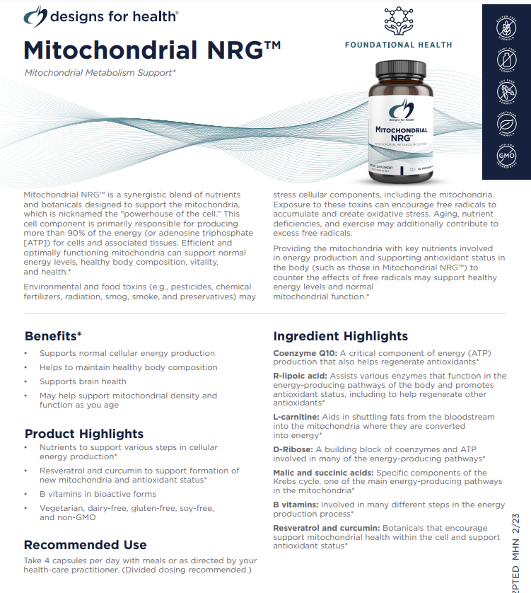 Mitochondrial NRG