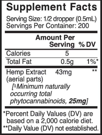 Original Formula Hemp Extract 50mg