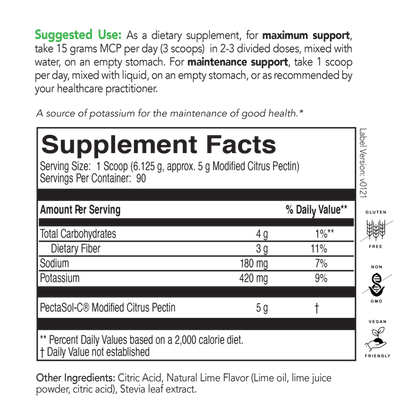 PectaSol® Modified Citrus Pectin, Lime Infusion