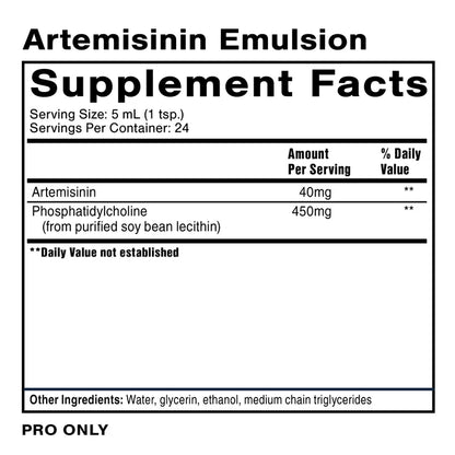 Artemisinin Emulsion