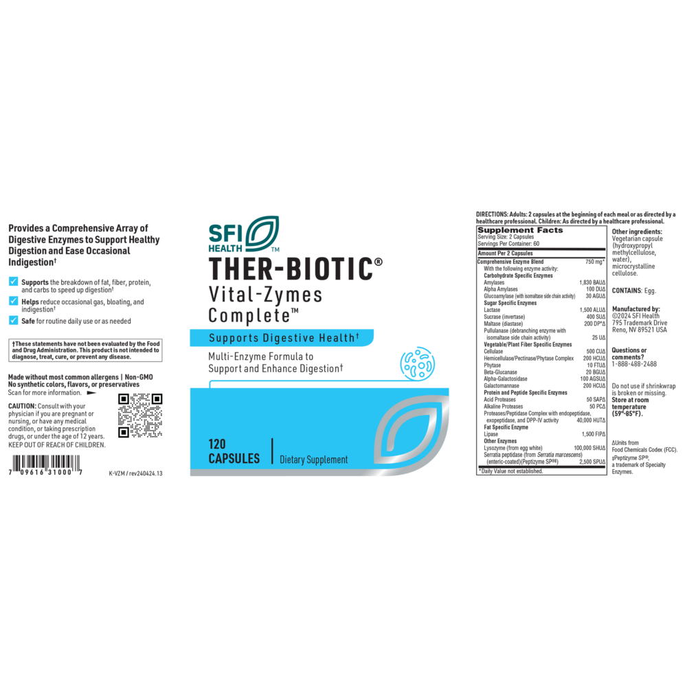Ther-Biotic® Vital-Zymes™ (Complete)