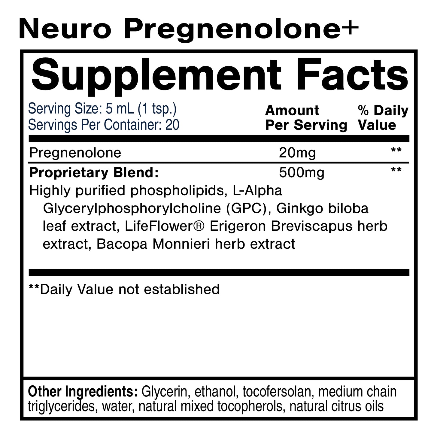 Neuro Pregnenolone+